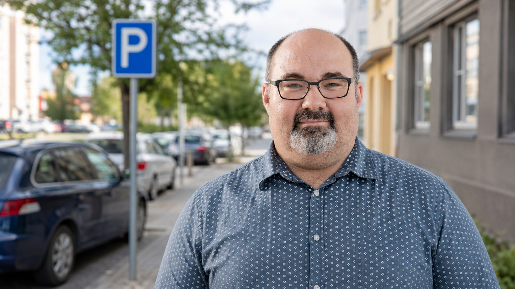 Jiří Petruňo ve městě